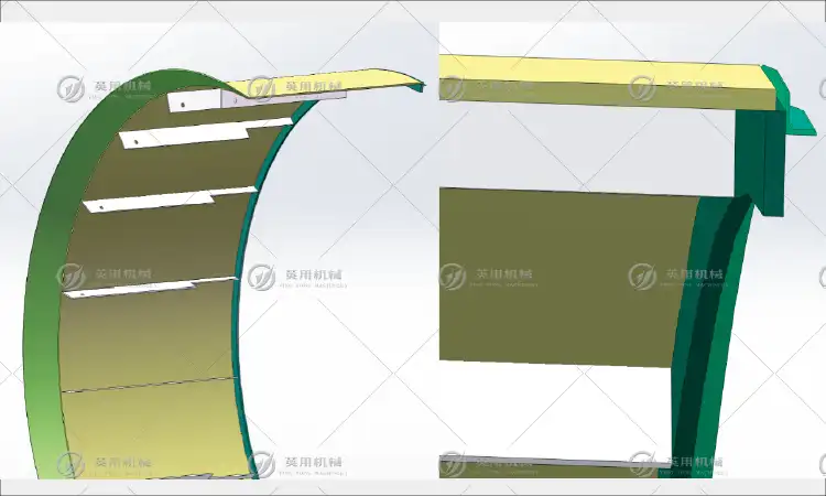 回转窑窑尾护板图片